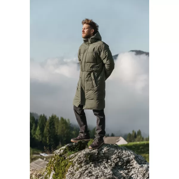  Pánsky zimný kabát NORDBLANC LOOM NBWJM8255 ARMÁDNA ZELENÁ 