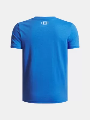 Chlapčenské tričko UNDER ARMOUR UA B SPORTSTYLE LC SS 1389962-402 MODRÁ
