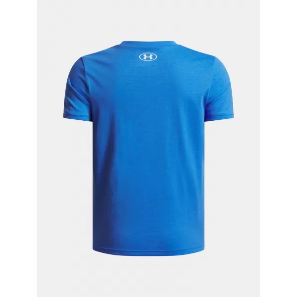  Chlapčenské tričko UNDER ARMOUR UA B SPORTSTYLE LC SS 1389962-402 MODRÁ 