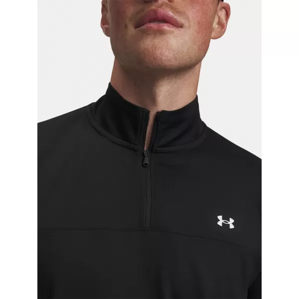  Pánske tričko UNDER ARMOUR T2G 1/4 ZIP 6010129-001 ČIERNA 