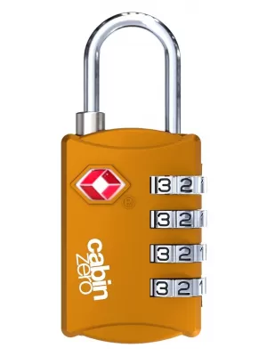 Zámok CABINZERO TSA Travel Lock ORANGE CHILL