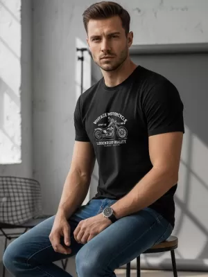 Pánske tričko DSTREET NX057R ČIERNA