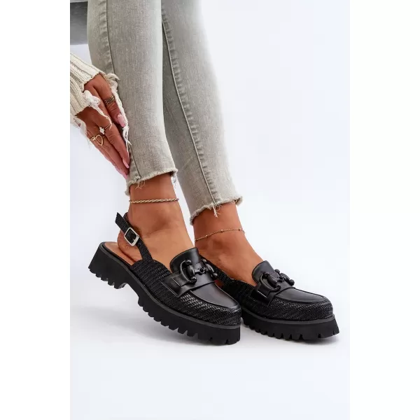  Dámske sandále D&A MR38-656 BLACK 