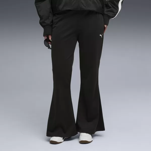  Dámske nohavice PUMA WARDROBE ESS FLARED PANTS 632045-01 PUMA ČIERNA 