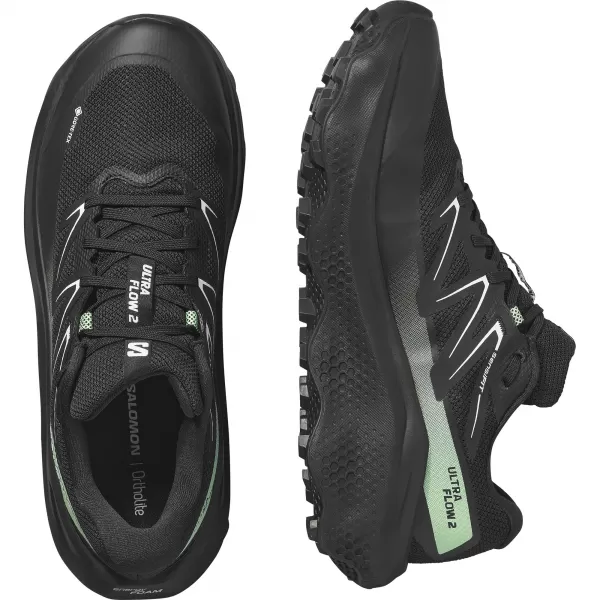  Pánske topánky SALOMON ULTRA FLOW 2 GTX L47981400 BLACK/BLACK/PATINA GREEN 