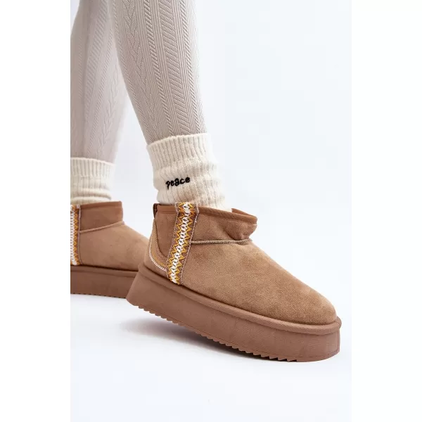  Dámske snehule BOTO UDRA 29607 KHAKI 