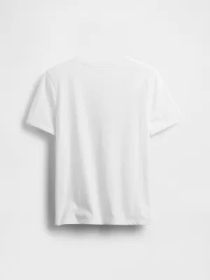 Detské tričko GAP LOGO TEE 797009-00 WHITE UK