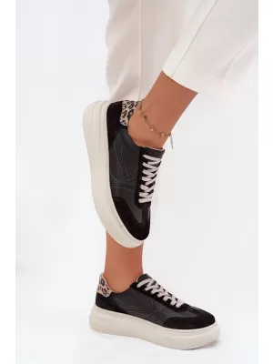 Dámske tenisky ZAZOO N1263 BEIGE/BLACK
