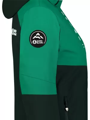 Dámska lyžiarska bunda NORDBLANC LILT NBWJL8302 TMAVO ZELENÁ