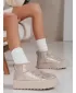 Dámske topánky DSTREET ZY1293 BÉŽOVÁ