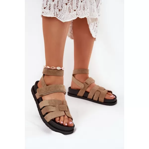  Dámske sandále BOTO VALPERA 37804 KHAKI 