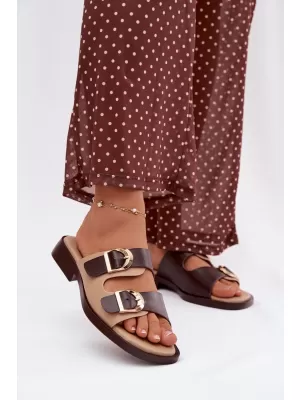 Dámske nazúvaky BOTO DANELLE 41337 COFFEE/BEIGE