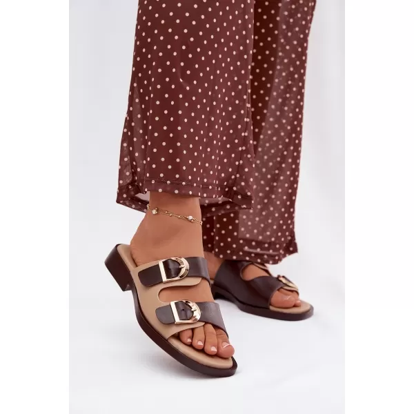  Dámske nazúvaky BOTO DANELLE 41337 COFFEE/BEIGE 