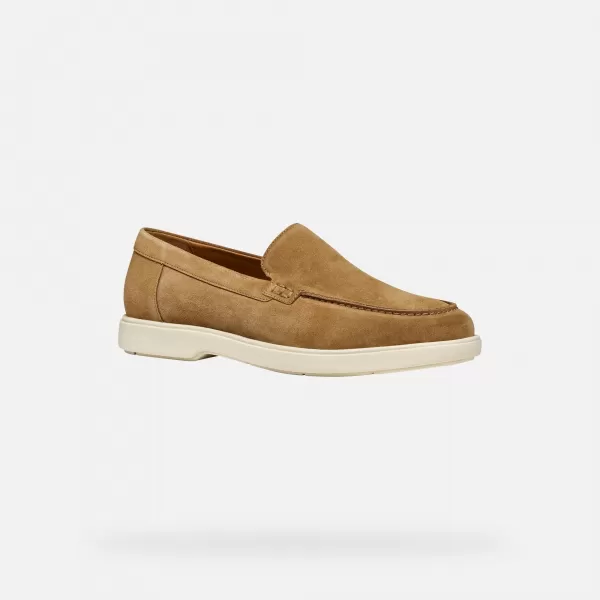  Pánske mokasíny GEOX SPHERICA EC17 G014396 HNEDÁ 