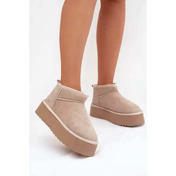  Dámske snehule BOTO MAIRENE 41122 BEIGE 