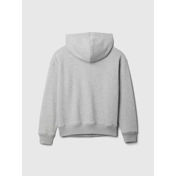  Detská mikina GAP FULLZIP LOGO HOODIE 609295-00 LIGHT HEATHER GREY 