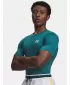Pánske tričko UNDER ARMOUR UA HG ARMOUR COMP SS ZELENÁ
