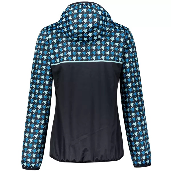  Dámska softshellová bunda premium ALTISPORT VOJ/ALW048JACK01 ČIERNOMODRÁ 