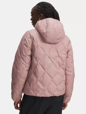 Dámska bunda UNDER ARMOUR LEGEND DOWN JACKET 6008818-673 RUŽOVÁ