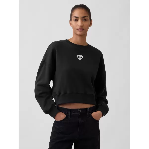  Dámska mikina GAP CREW CROP SWEATSHIRT 852831-01 MOONLESS NIGHT 