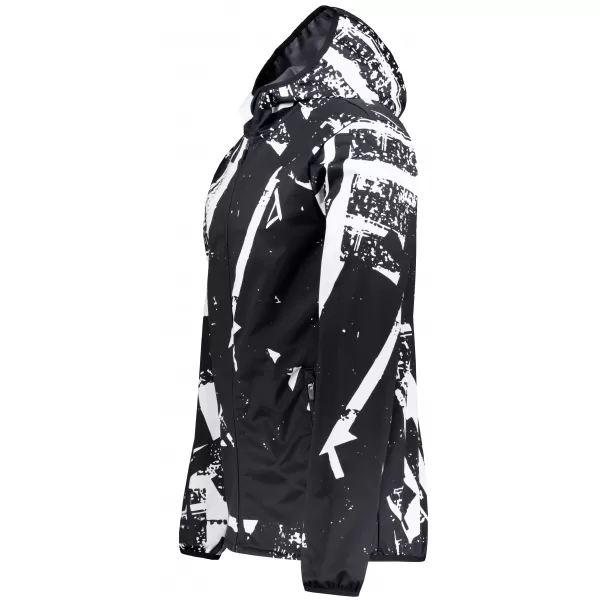  Pánska softshellová bunda premium ALTISPORT VOJ/ALM079JACK01 ČIERNOBIELA 