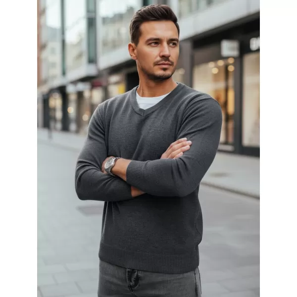  Pánsky sveter DSTREET WX2316 SVETLO ŠEDÁ 