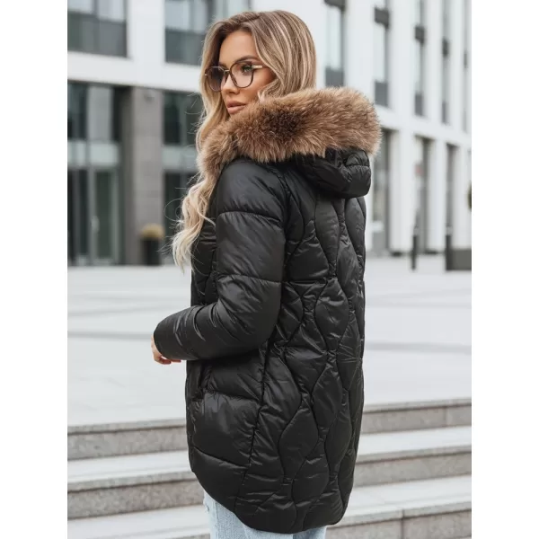  Dámska bunda DSTREET TY5501 ČIERNA 