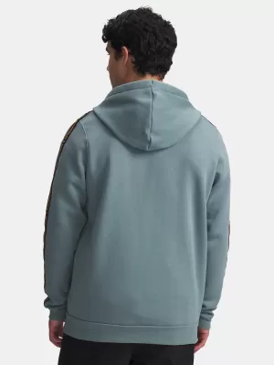 Pánska mikina UNDER ARMOUR UA ICON FLEECE FZ TAPING 1390298-587 MODRÁ