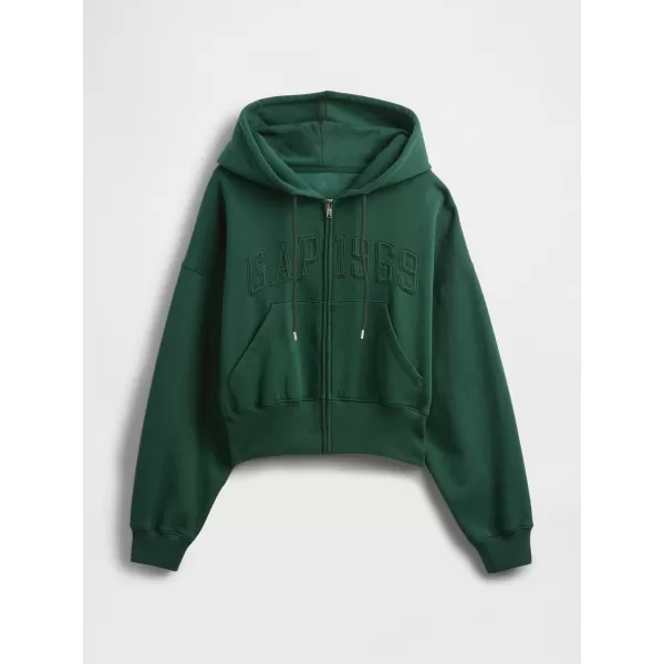  Dámska mikina GAP LOGO HOODIE ZIP 840015-00 DEEP HUNTER 