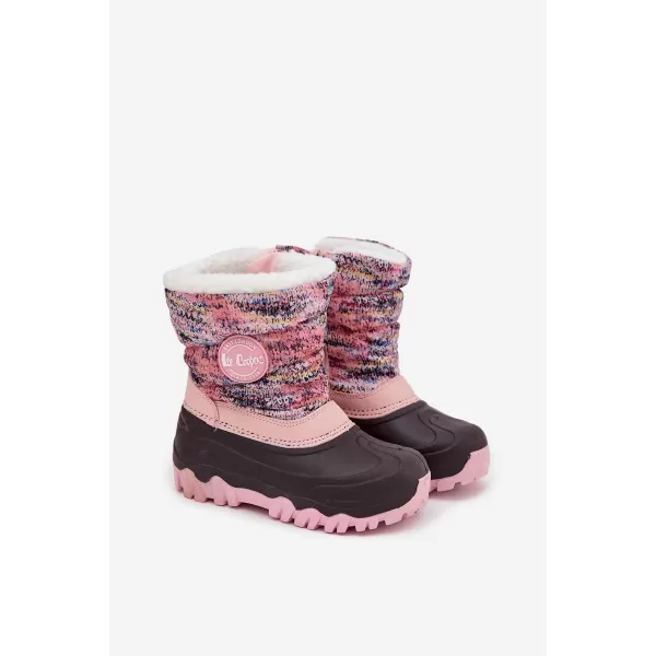  Detské zimné topánky LEE COOPER LCJ-25-10-3770 PINK 