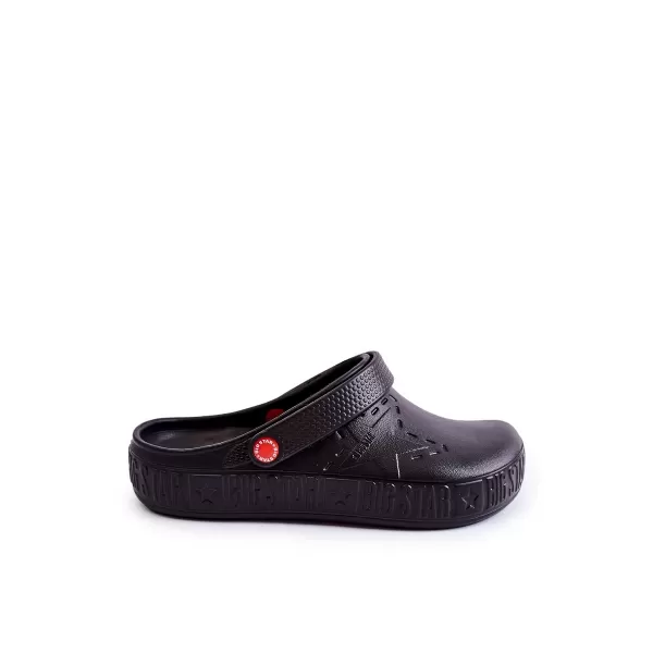  Pánske šľapky BIG STAR II175001 BLACK Big Star Shoes 