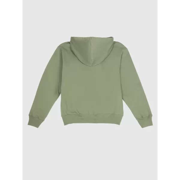  Dámska mikina GAP LOGO PULLOVER HOODIE 800434-09 MESCULEN GREEN 