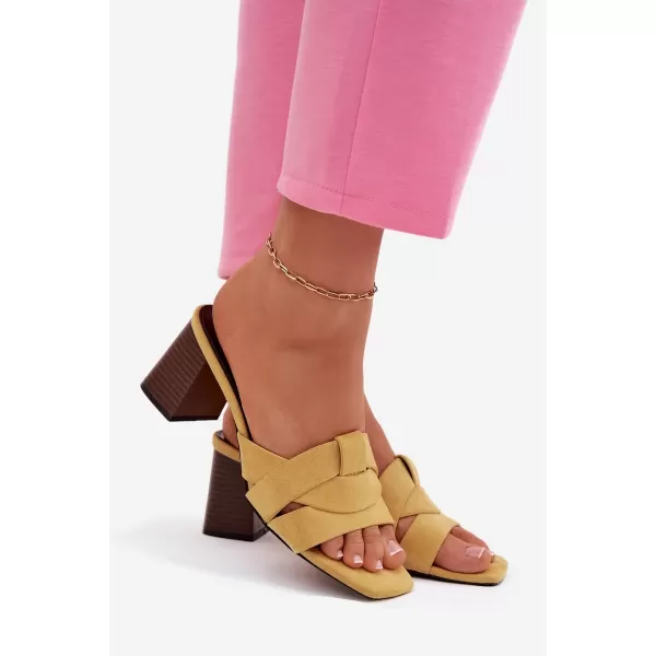  Dámske sandále BOTO CORIVELLE 41569 YELLOW 