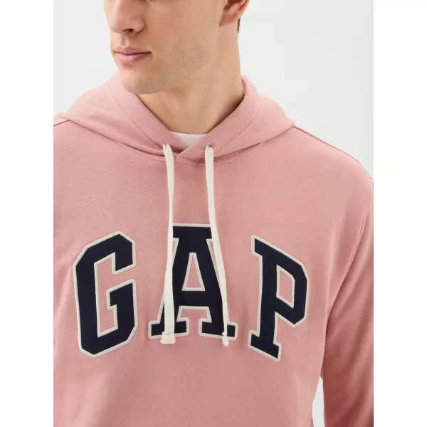  Pánska mikina GAP PULLOVER LOGO HOODIE 868460-01 PINK ROSETTE 