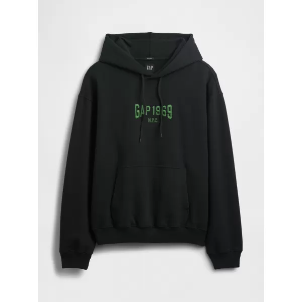  Pánska mikina GAP LOGO PULLOVER HOODIE 821291-03 MOONLESS NIGHT 