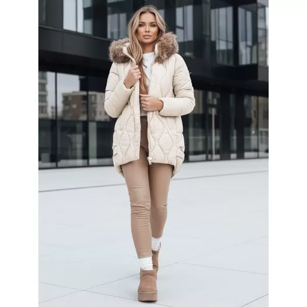  Dámska bunda DSTREET TY5495 BIELA 