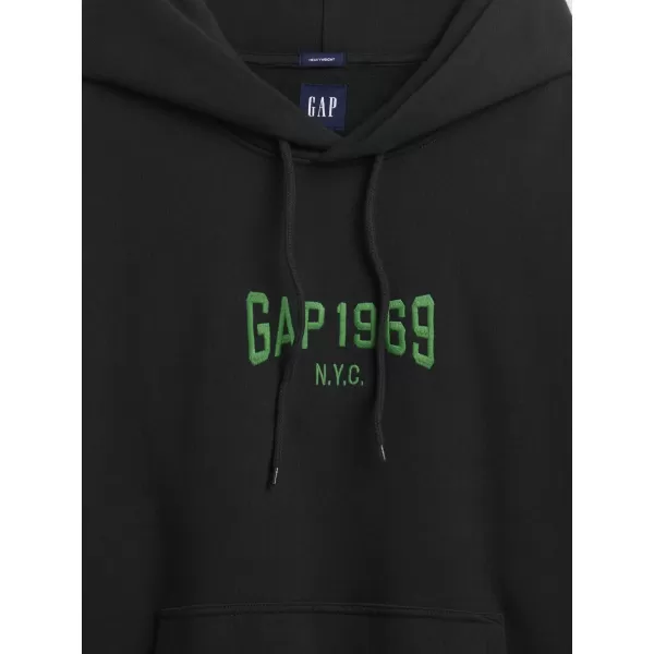  Pánska mikina GAP LOGO PULLOVER HOODIE 821291-03 MOONLESS NIGHT 