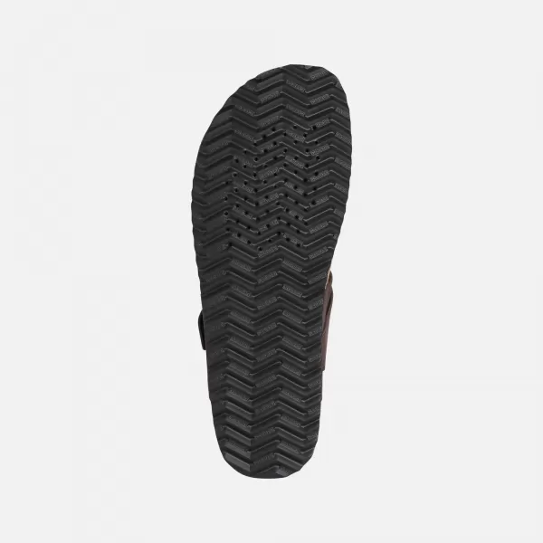  Pánske šľapky GEOX SANDAL GHITA G002573 TMAVO HNEDÁ 