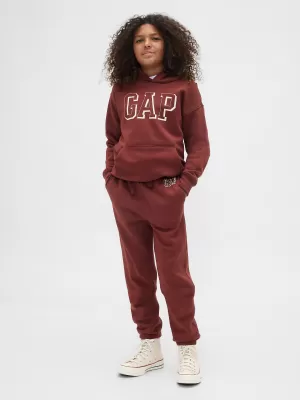 Detské tepláky GAP LOGO SWEATPANTS 795091-02 BURNT RUSSET