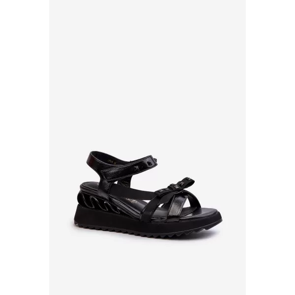  Dámske sandále D&A CR956 BLACK 