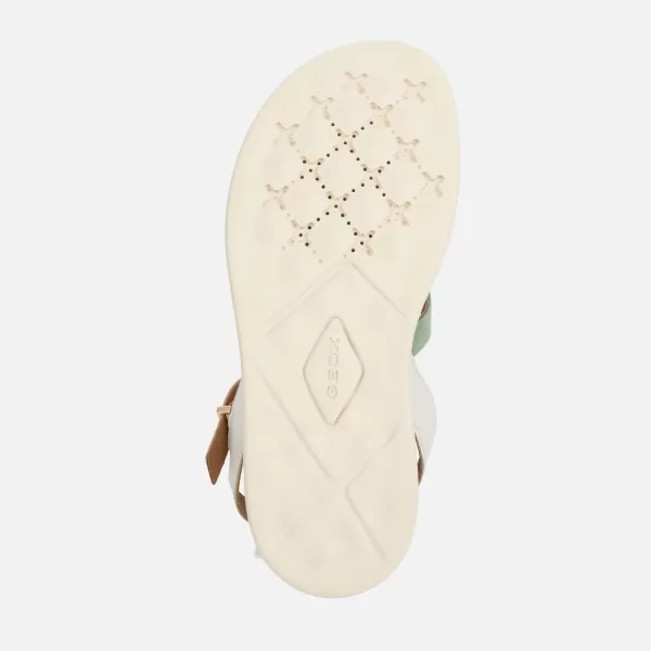  Dámske sandále GEOX XAND 2S G012749 KRÉMOVÁ 