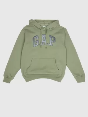 Dámska mikina GAP LOGO PULLOVER HOODIE 800434-09 MESCULEN GREEN
