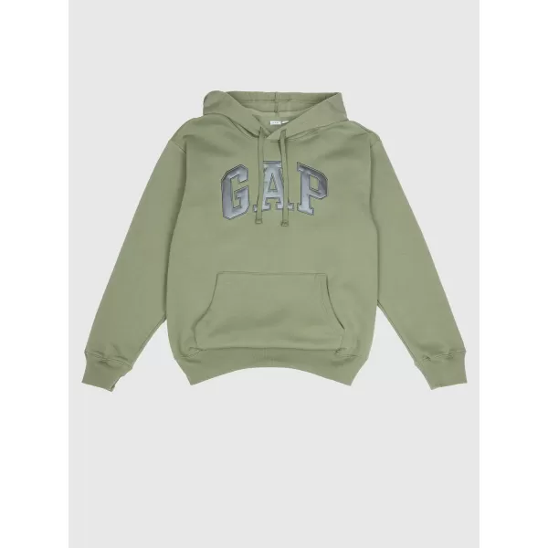  Dámska mikina GAP LOGO PULLOVER HOODIE 800434-09 MESCULEN GREEN 