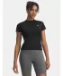 Dámske tričko UNDER ARMOUR MOTION FITTED SS EMEA 6012291-001 ČIERNA