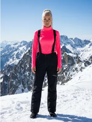 Dámske lyžiarske nohavice ALTISPORT KROTA ČIERNA