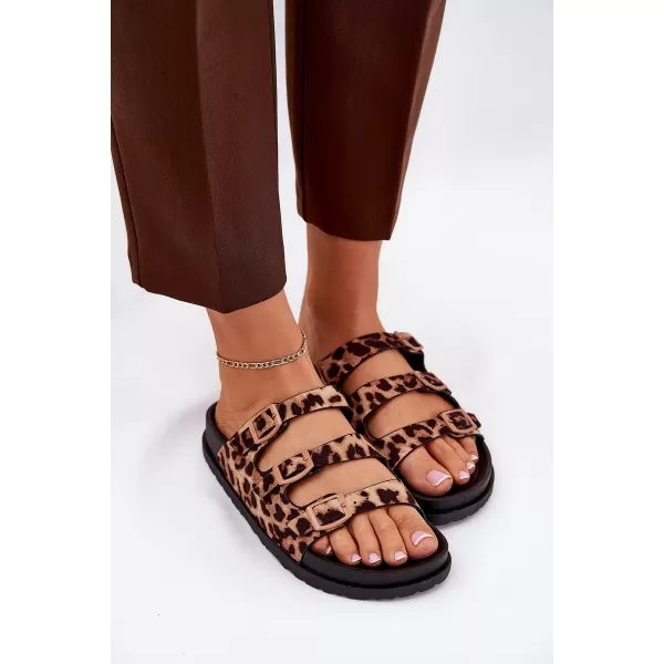  Dámske šľapky BOTO ULIRI 36081 LEOPARD 