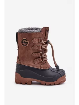 Detské snehule LEE COOPER LCJ-24-44-2842K BROWN