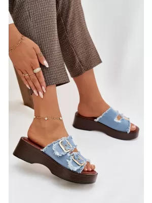 Dámske šľapky BOTO RENELISSE 41325 LIGHT BLUE
