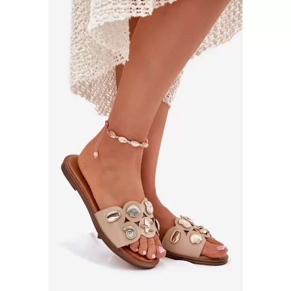  Dámske šľapky BOTO NALOTHIEL 37789 BEIGE 
