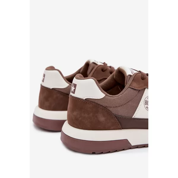  Pánske tenisky BIG STAR TT174353 BROWN/BEIGE Big Star Shoes 